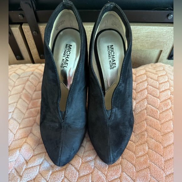 Michael Kors Black Heeled Boots - Picture 2 of 5